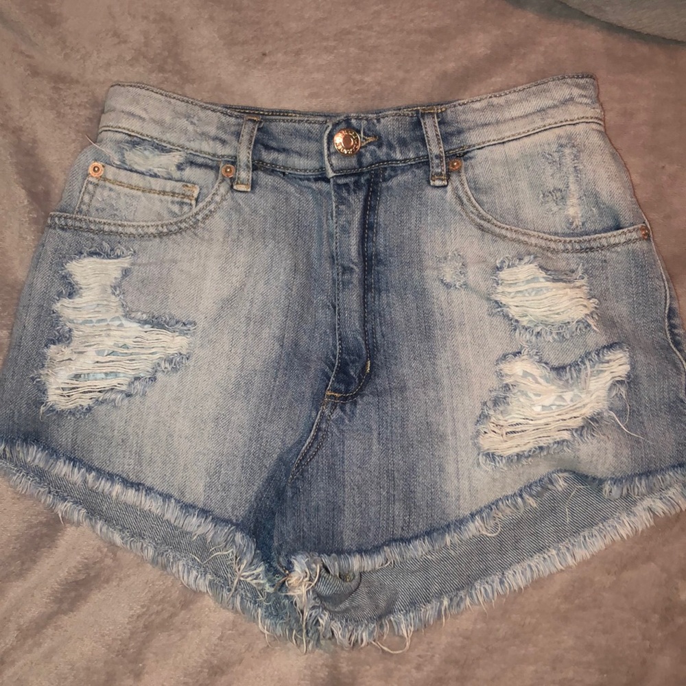 Garage denim shorts